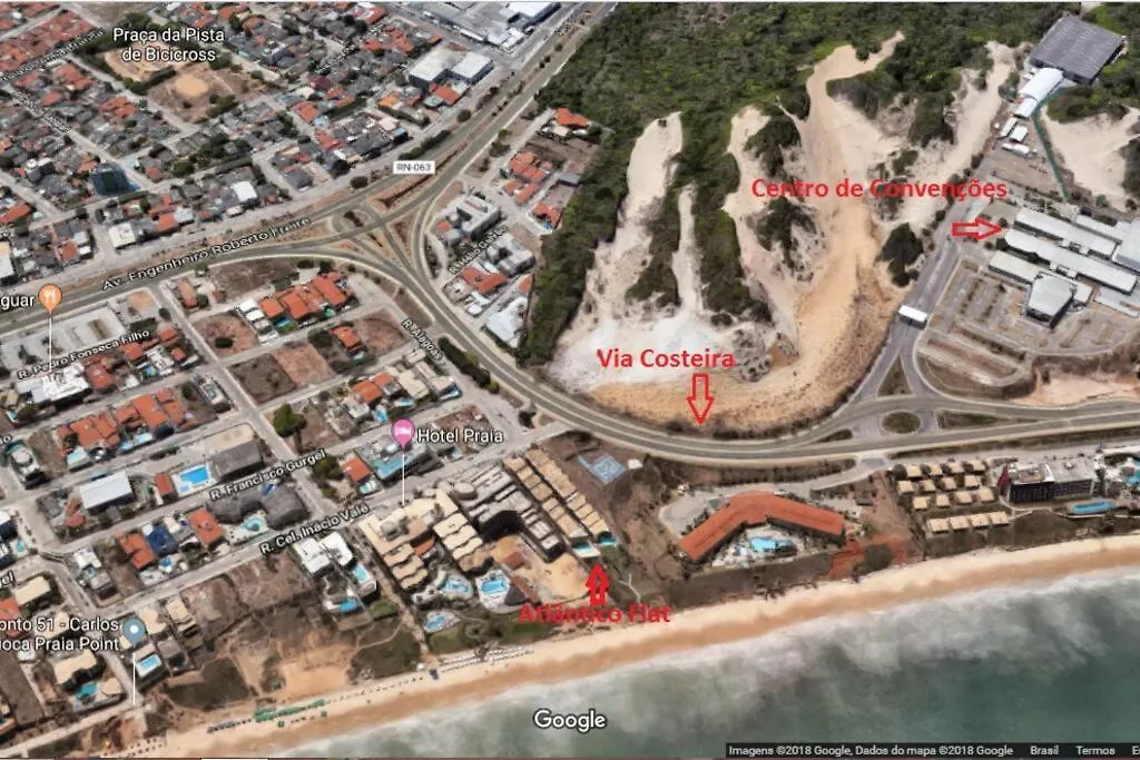 Flat Com Vista Para O Morro Do Careca Natal 0*,